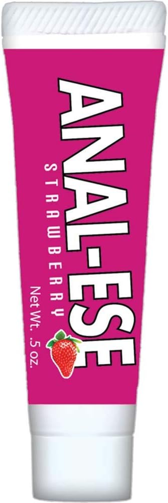 Anal-Ese Flavored Desensitizing Anal Gel, Strawberry -1 Pack