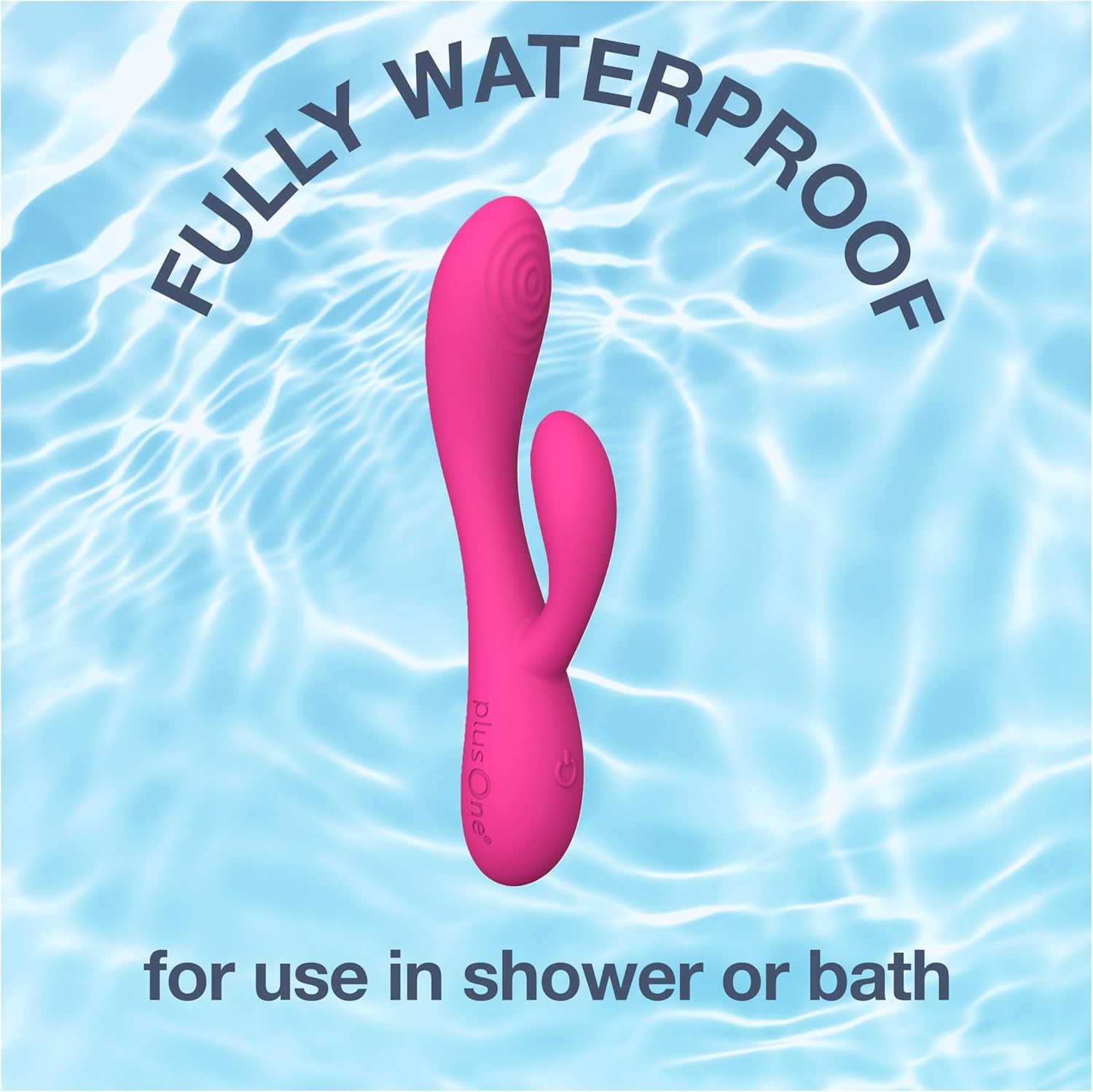 Dual Rabbit Vibrator Personal Massager, 10 Vibration Settings, Body-Safe Silicone, Waterproof, USB Rechargeable, Sex Toy for Women and Men