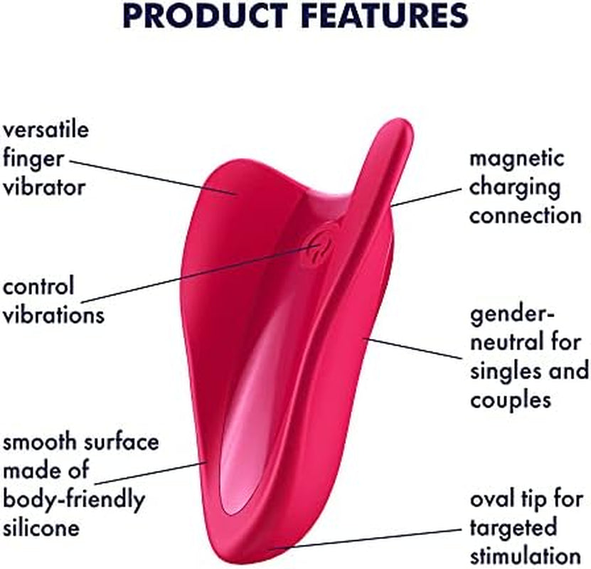 High Fly Vibrator Sex Toy | Adult Toys for Women | Best Couple Vibrator | Vibrating Sexual Pleasure Device | Stimulation Vibrators | Female Wellness Tools | Sexy Woman Pleasure Sextoy (Red)