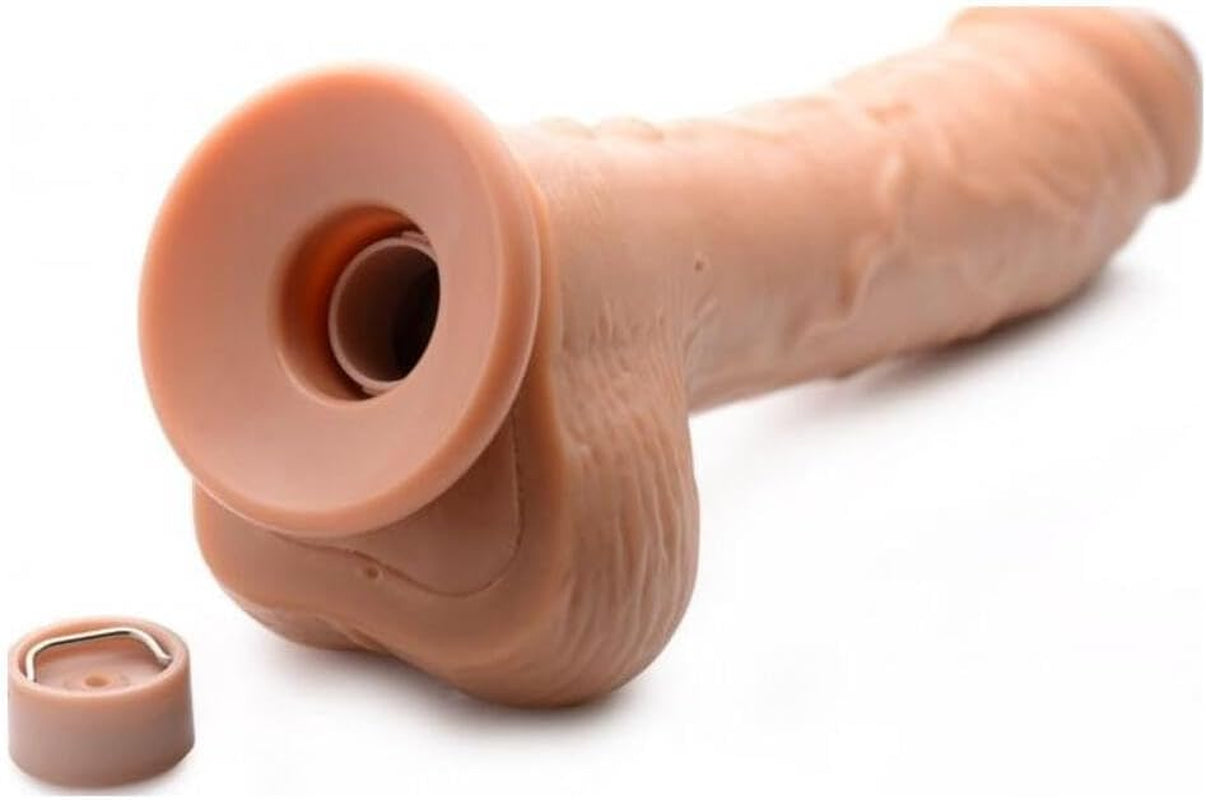 8.5 Inch Vibrating Squirting Dildo with Remote Control - Medium