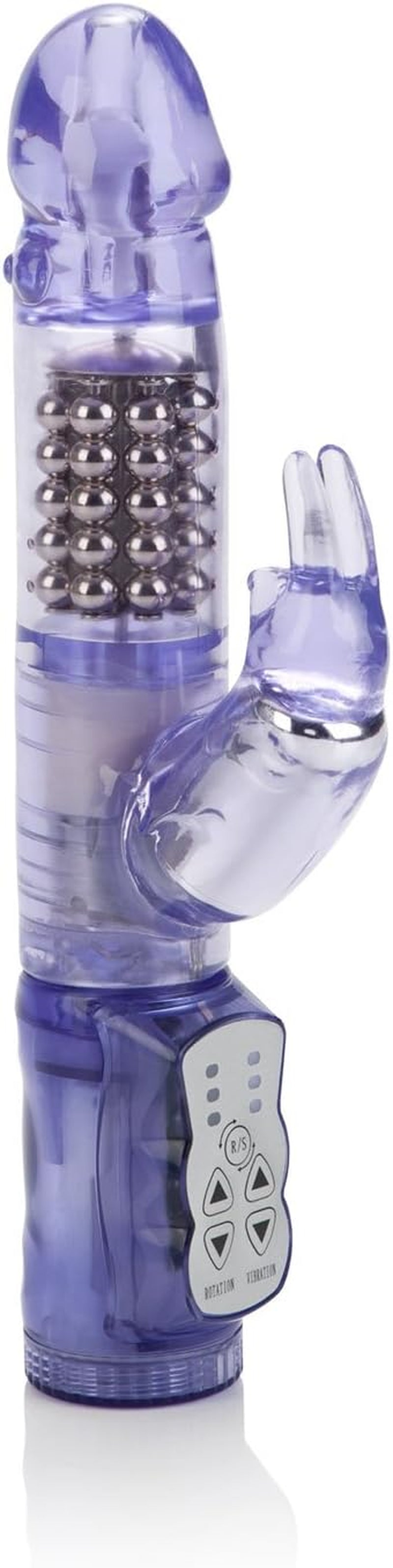 Waterproof Jack Rabbit – Rabbit Vibrator with Rotating Shaft – Vibe Sex Toys for Couples – Adult Clitoral & G Spot Massager – Purple