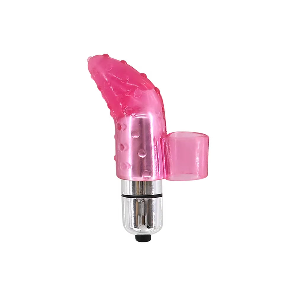 Bullet Vibrators Nipple Clitoris Stimulator Female Masturbator Sex Toys for Women Lesbian Finger Ring Vibrator Adult Products